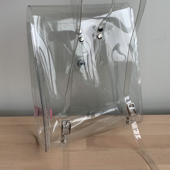 AMERICAN APPAREL | Clear Vinyl Backpack - Picture 6 of 12